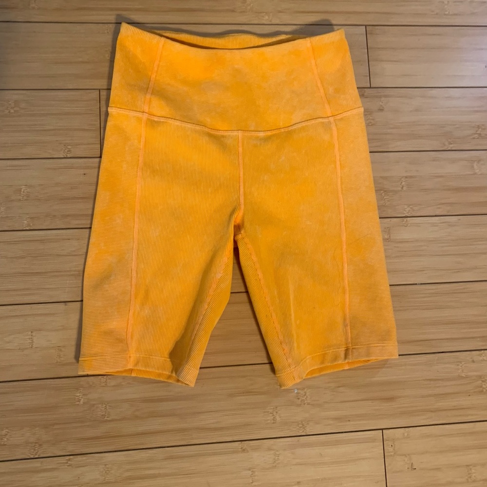 Zella Snow Wash Rib Bike Shorts